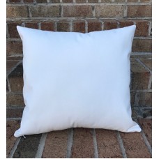 16x16 Wholesale Blank Cotton Canvas Throw Pillow Cover - NATURAL or WHITE   263094883985